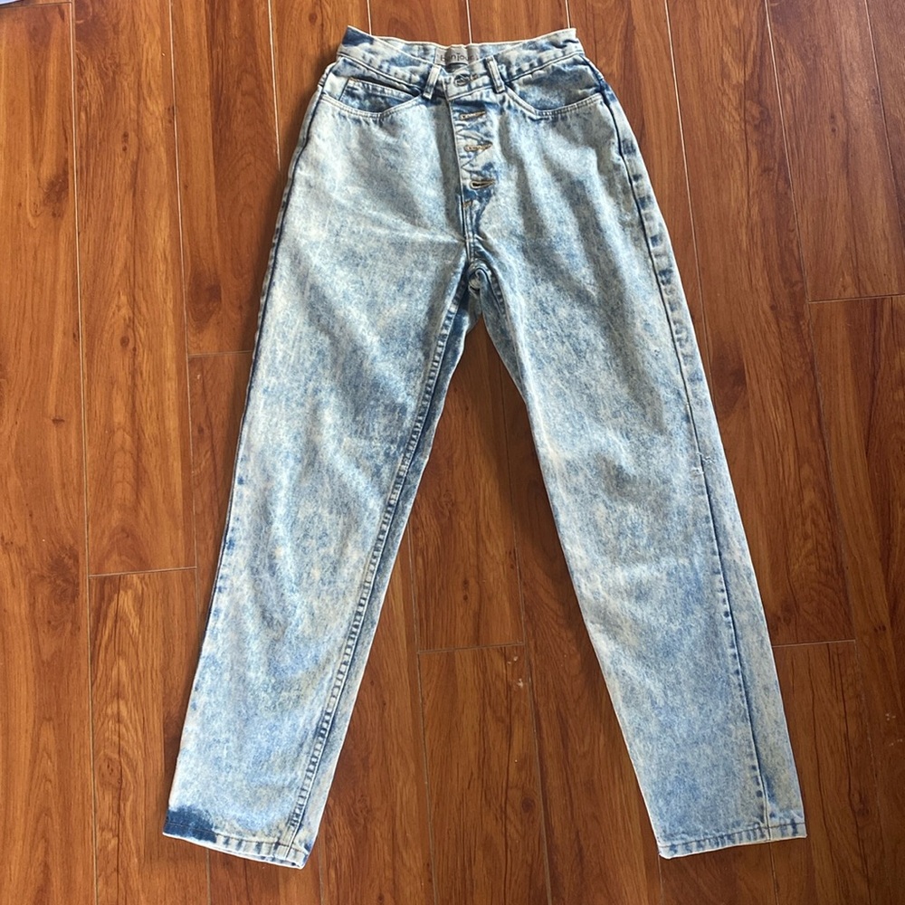 Vintage Acid Wash High Rise Jeans